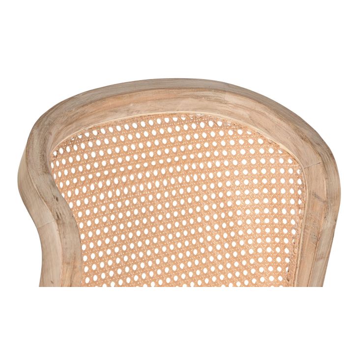 DKD Home Decor Silla Moderna Gris Claro - Ancho 46 cm, Profundidad 61 cm, Altura 86 cm - Madera Abeto, Poliéster - Altura Asiento 50cm 2