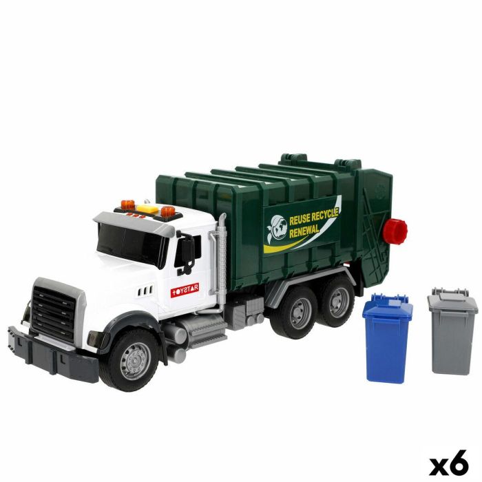 Camión de Basura Speed & Go 31 x 13 x 10 cm (6 Unidades) Camión de Basura Speed & Go 31 x 13 x 10 cm (6 Unidades)