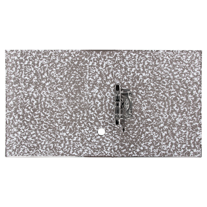 Liderpapel Classic Red Archivador de Palanca Folio Jaspeado Gris con Caja 80mm 287x350mm 3