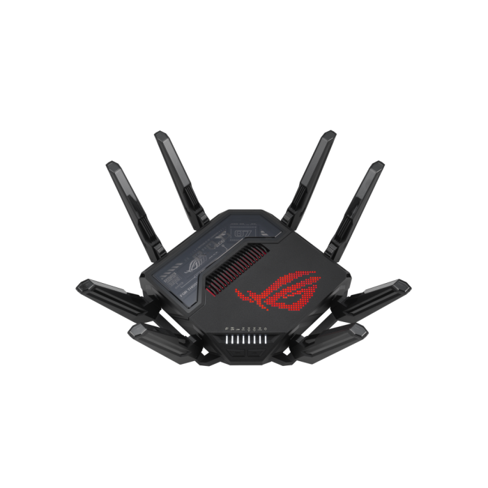 ASUS ROG Rapture GT-BE98 Router Wi-Fi 7 Quad-band (2.4/5/6 GHz) 10 Gigabit Ethernet Negro - 90IG08F0-MO9A0V ASUS ROG Rapture GT-BE98 Router Wi-Fi 7 Quad-band (2.4/5/6 GHz) 10 Gigabit Ethernet Negro - 90IG08F0-MO9A0V
