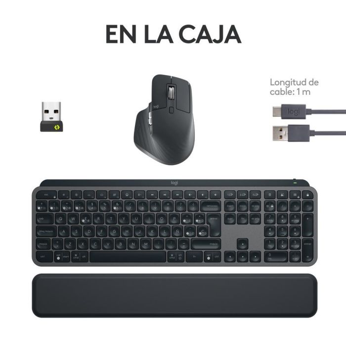 Logitech Teclado + Ratón MX Keys S y MX Master 3S para Productividad y Ergonomía 8