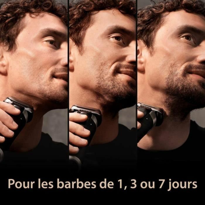 Braun Recortadora de Barba Series 9 Pro+ 9515s Wet/Dry Inalámbrica, 60 min Autonomía, Carga Rápida, Estuche de Viaje Metálico 5