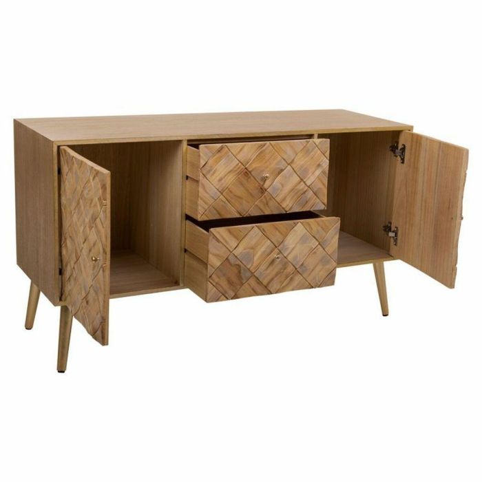 Cómoda Alexandra House Living Marrón Madera de Paulonia 41 x 65 x 118 cm 7