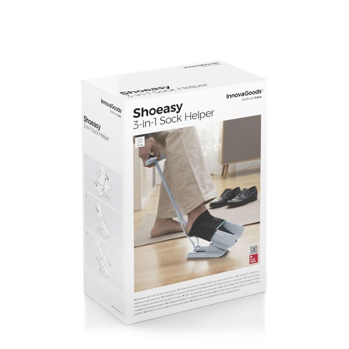 Calzador de Calcetines y Zapatos con Quitacalcetines Shoeasy InnovaGoods 1