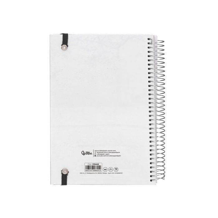 Agenda Espiral Liderpapel Tinos A5 2025 Personalizable Dia Pagina Papel 70 gr 2