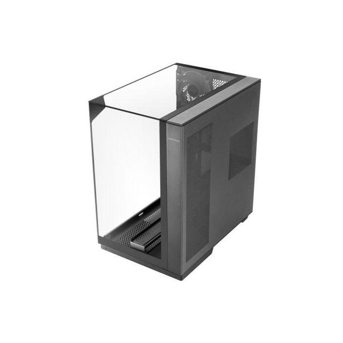 Mars Gaming MC-3GF Caja Gaming Torre Panorámica Triple Cristal Templado ARGB con 2 Ventiladores, Montaje Vertical GPU y Soporte Líquida 360mm 2