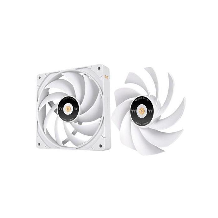 Thermaltake TOUGHFAN EX14 Pro Ventilador PC 140mm Blanco - Edición Swappable - 3 Pack 500-2000 RPM Rodamiento Hidráulico 3 Thermaltake TOUGHFAN EX14 Pro Ventilador PC 140mm Blanco - Edición Swappable - 3 Pack 500-2000 RPM Rodamiento Hidráulico 3