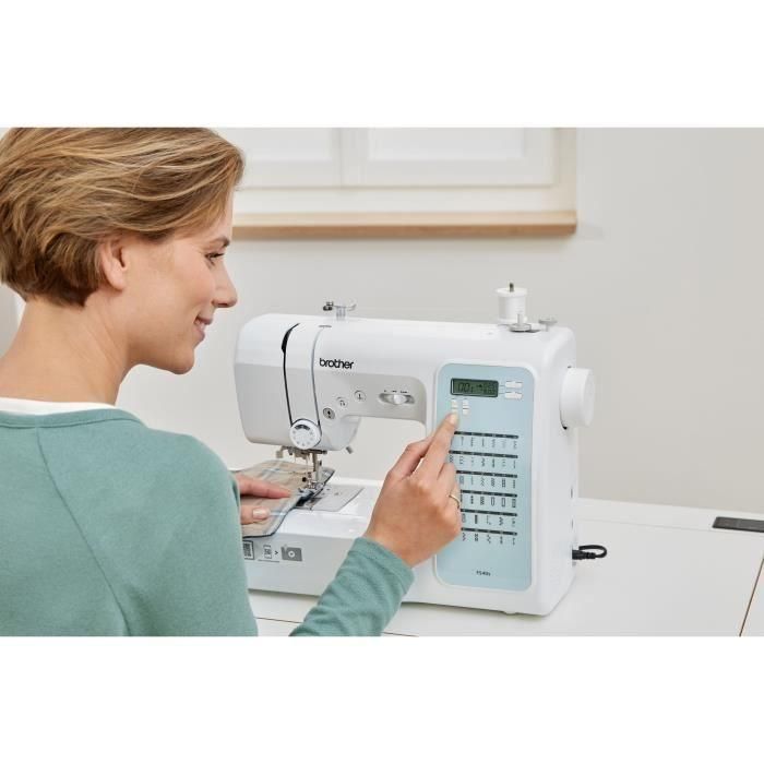 Máquina de coser electrónica BROTHER FS40s-40 puntadas-Sistema de enhebrado de agujas-Pantalla LCD-Teclas de selección-Brazo libre 4 Máquina de coser electrónica BROTHER FS40s-40 puntadas-Sistema de enhebrado de agujas-Pantalla LCD-Teclas de selección-Brazo libre 4