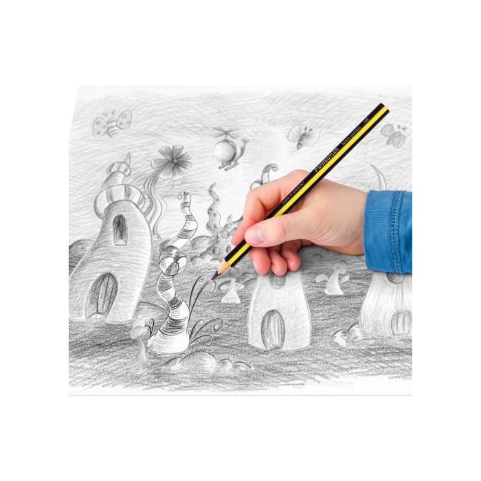 Staedtler Lápiz Grafito 119 Triangular Jumbo HB Bote 72 Unidades 3