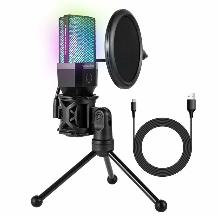Micrófono Woxter Mic Studio 65 RGB/ USB 2.0 1 Micrófono Woxter Mic Studio 65 RGB/ USB 2.0 1