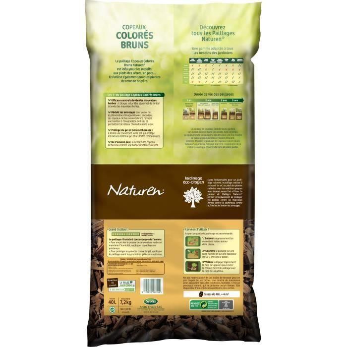 Virutas de color marrón NATUREN - 40L 1