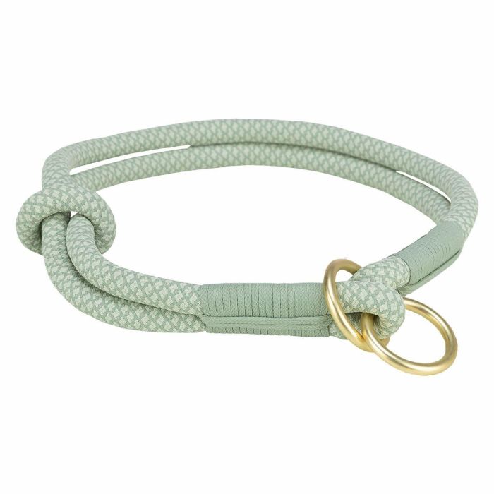 Collar de Adiestramiento para Perros Trixie Soft Rope Verde Menta L/XL 55 cm