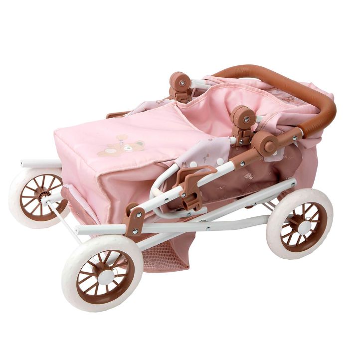 Muñecas Arias Coche de Capota Bear con Bolso, para Muñecas, Manillar Ajustable de 33 a 63 cm, Juguete Infantil Edad +3 Años 3 Muñecas Arias Coche de Capota Bear con Bolso, para Muñecas, Manillar Ajustable de 33 a 63 cm, Juguete Infantil Edad +3 Años 3