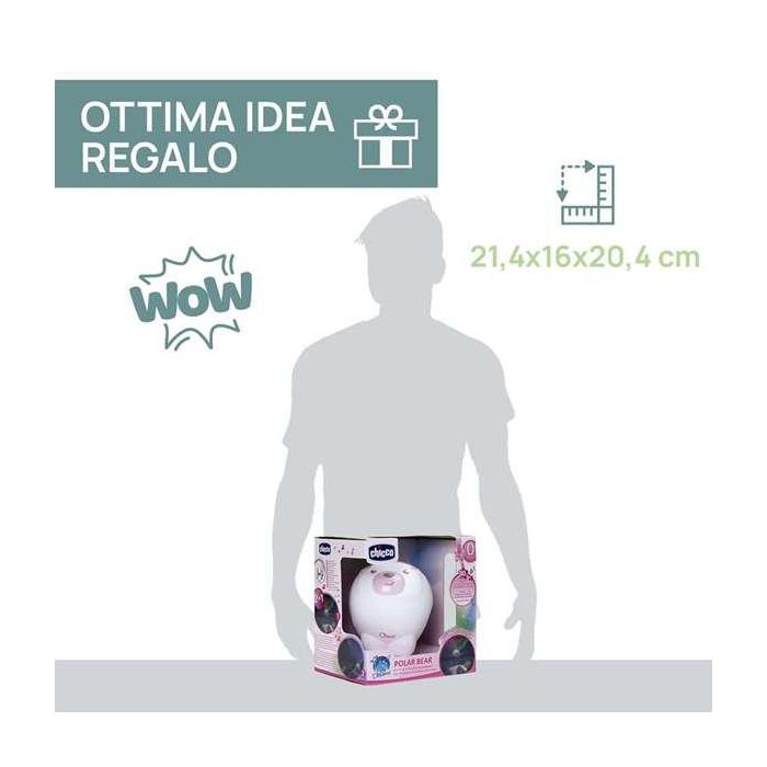 Proyector oso polar rosa 2 en 1 ¡con luces y música personalizables! 13x13x14,5 cm 14 Proyector oso polar rosa 2 en 1 ¡con luces y música personalizables! 13x13x14,5 cm 14
