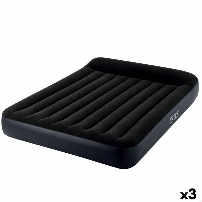 Colchón Hinchable Intex 152 x 25 x 203 cm (3 Unidades) Colchón Hinchable Intex 152 x 25 x 203 cm (3 Unidades)