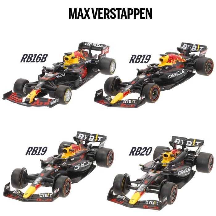 Blister 4 coches Campeonatos F1 Red Bull metal 1 Blister 4 coches Campeonatos F1 Red Bull metal 1