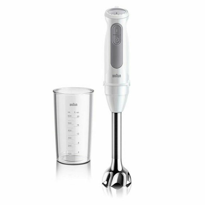 Braun MultiQuick 5 MQ 50001 M Batidora de inmersión 1000W, 21 Velocidades, Acero Inoxidable, Vaso, Sin BPA Gris/Blanco Braun MultiQuick 5 MQ 50001 M Batidora de inmersión 1000W, 21 Velocidades, Acero Inoxidable, Vaso, Sin BPA Gris/Blanco