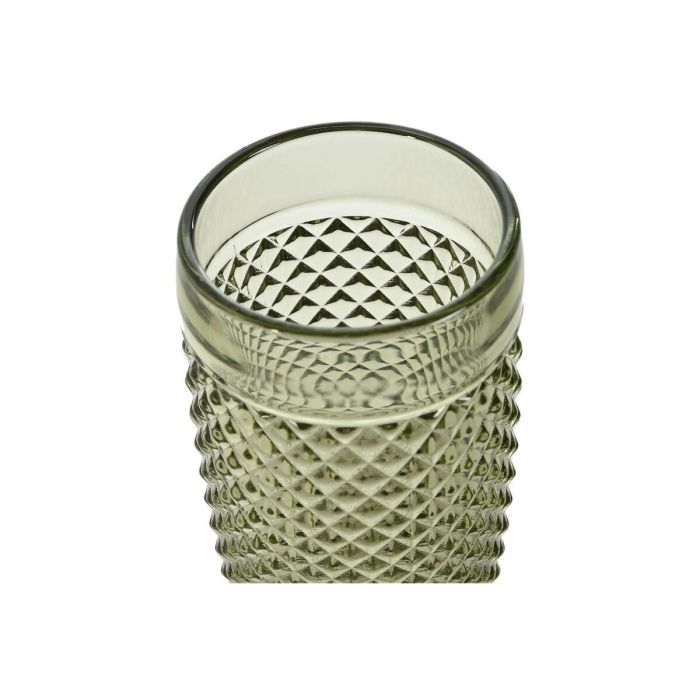Set de Copas DKD Home Decor Verde Cristal 150 ml 3 Set de Copas DKD Home Decor Verde Cristal 150 ml 3