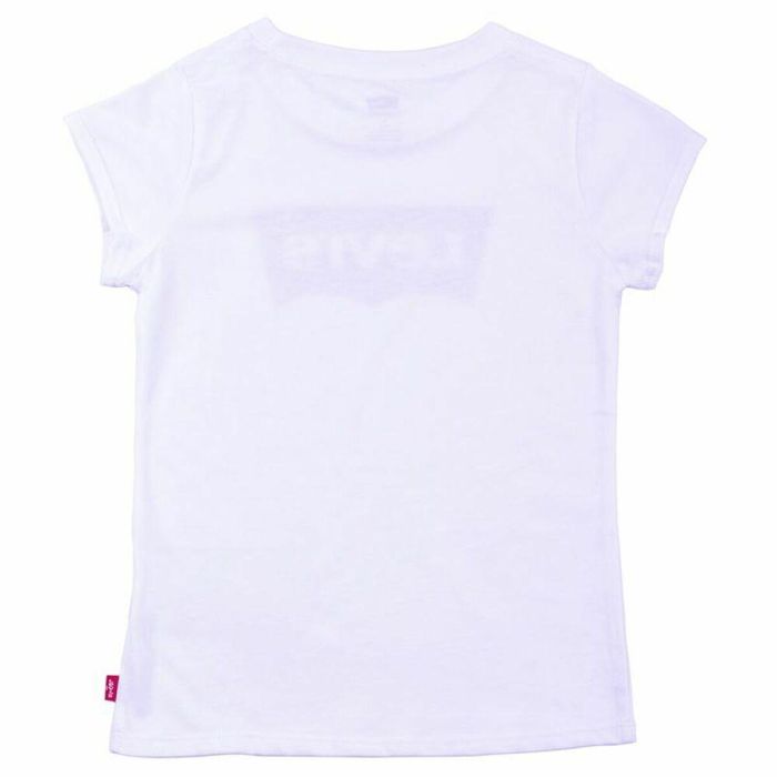 Camiseta de Manga Corta Infantil Levi's Batwing B Blanco 0 Camiseta de Manga Corta Infantil Levi's Batwing B Blanco 0