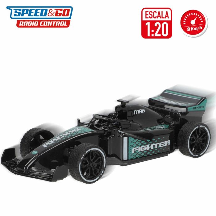 Coche Radio Control Speed & Go 1:20 19 x 5 x 9 cm (4 Unidades) 5 Coche Radio Control Speed & Go 1:20 19 x 5 x 9 cm (4 Unidades) 5