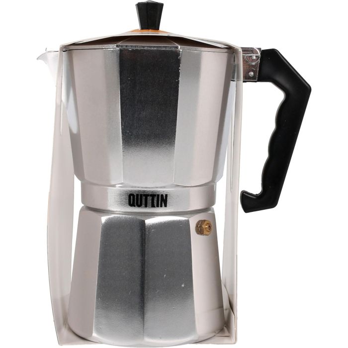 Cafetera de aluminio para 9 servicios por inducción Quttin (6 Unidades) 1 Cafetera de aluminio para 9 servicios por inducción Quttin (6 Unidades) 1