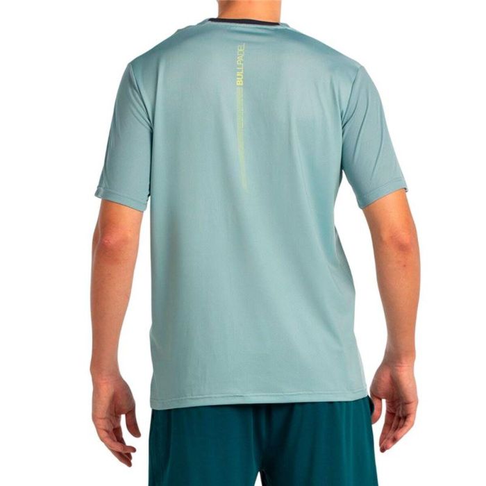 Camiseta de Manga Corta Hombre Bullpadel Lagar 048 Azul cielo Pádel 37-38 3