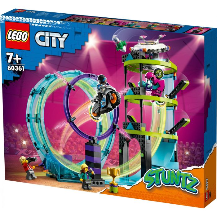 LEGO 60361 City Stuntz - El Desafío Final para Ciclistas de Cascadon, Juguete de Motocicleta para 1 o 2 Jugadores 4 LEGO 60361 City Stuntz - El Desafío Final para Ciclistas de Cascadon, Juguete de Motocicleta para 1 o 2 Jugadores 4