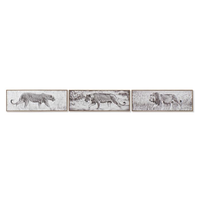 Cuadro Colonial DKD Home Decor Blanco Negro 3.5 x 32 x 92.5 cm (3 Unidades) Cuadro Colonial DKD Home Decor Blanco Negro 3.5 x 32 x 92.5 cm (3 Unidades)