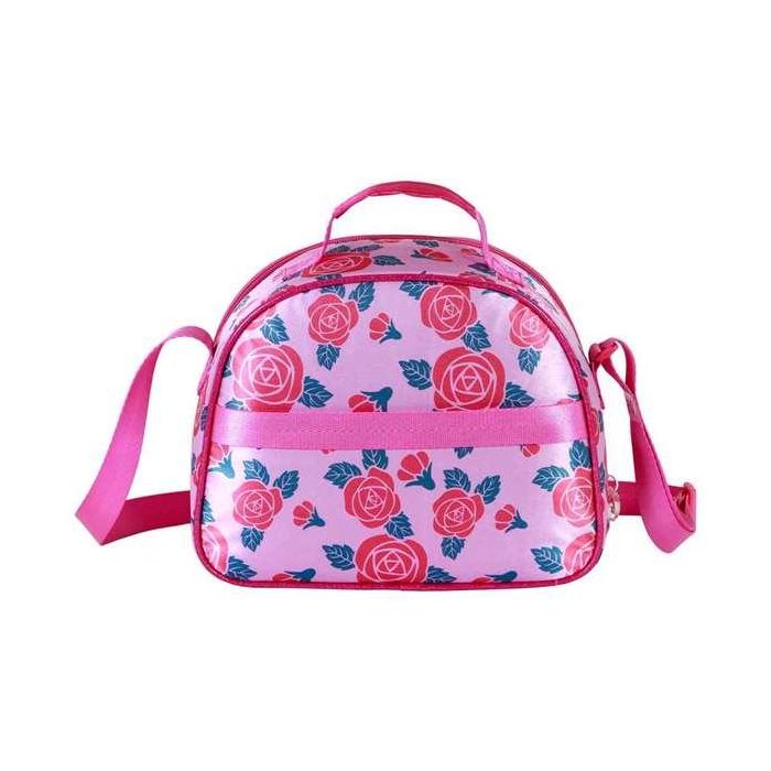 Karactermania Bolsa Portamerienda 3D Princesas Disney Flowers 25,5 x10 x20 cm Infantil con Cremallera y Forro Isotérmico 3