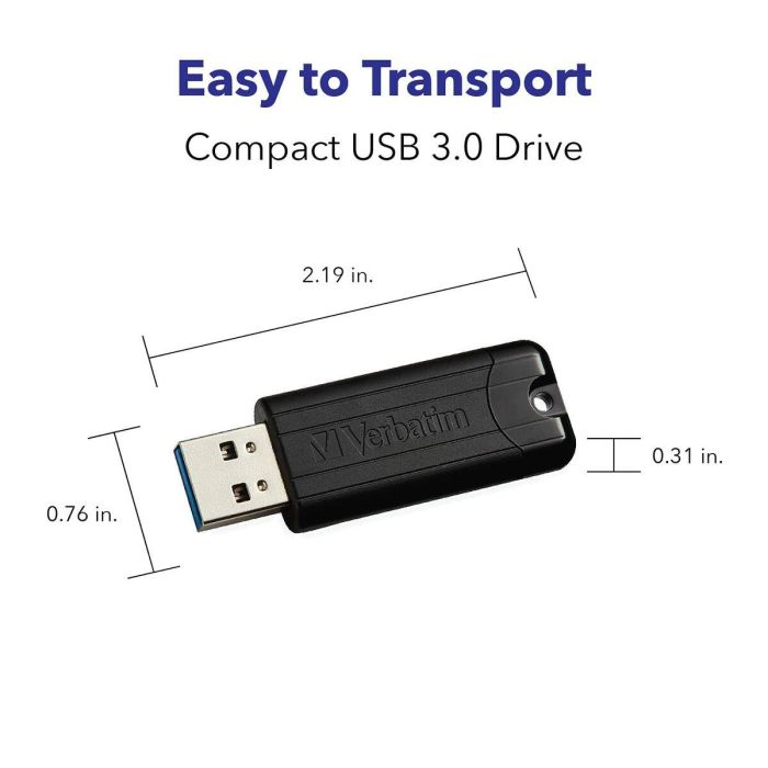 Memoria USB Verbatim 49319 Negro 128 GB 5 Memoria USB Verbatim 49319 Negro 128 GB 5