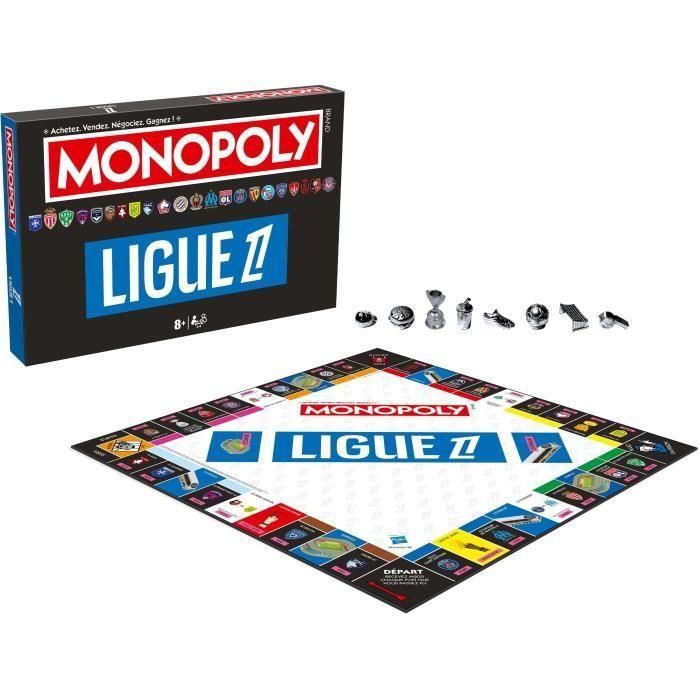 Juego de mesa - MOVIMIENTOS GANADORES - Monopoly Ligue 1 - Sumérgete en el mundo del fútbol francés 1 Juego de mesa - MOVIMIENTOS GANADORES - Monopoly Ligue 1 - Sumérgete en el mundo del fútbol francés 1
