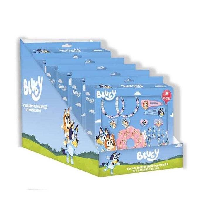 Bluey Set de Belleza Accesorios 8 Piezas Multicolor