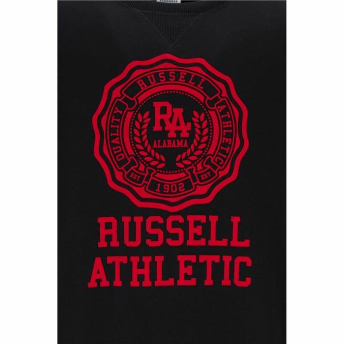 Sudadera sin Capucha Hombre Russell Athletic Ath Rose Negro L 1 Sudadera sin Capucha Hombre Russell Athletic Ath Rose Negro L 1