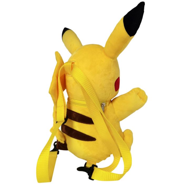 Mochila Peluche Pikachu Pokemon 36cm 4 Mochila Peluche Pikachu Pokemon 36cm 4
