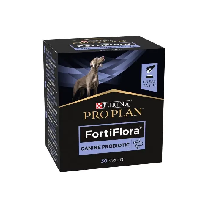 Purina ProPlan Diet Canine Fortiflora - Suplemento Probiótico para Perros, 30 Sobres de 1 gr Purina ProPlan Diet Canine Fortiflora - Suplemento Probiótico para Perros, 30 Sobres de 1 gr