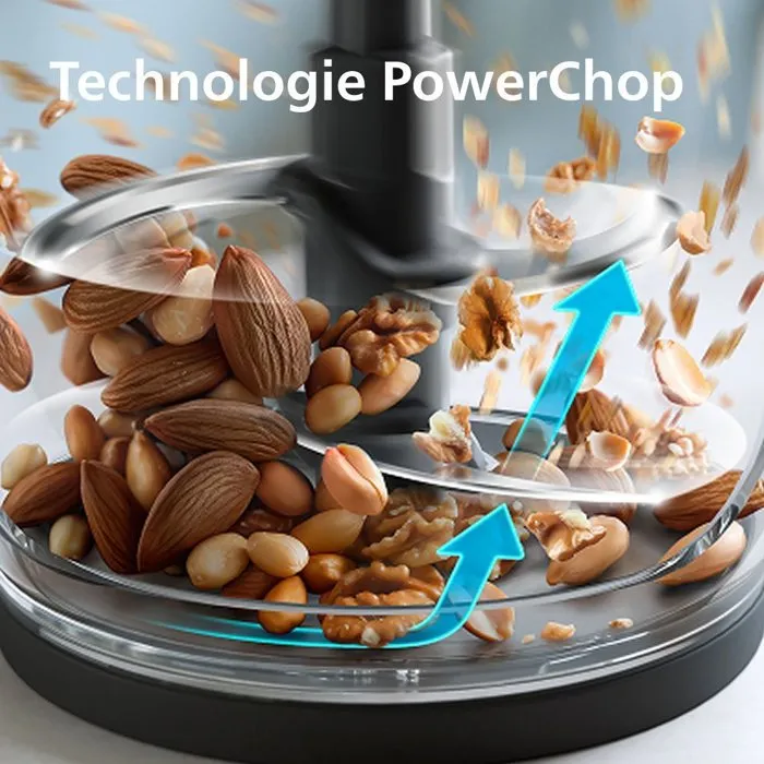 Philips Picadora de Carne Eléctrica Serie 3000 HR1502/00 500 W Negra 3