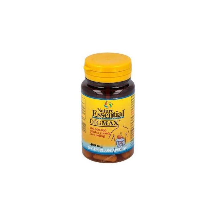 NATURE ESSENTIAL Digmax 400mg, 50 Cápsulas. Complemento alimenticio a base de lactobacilos