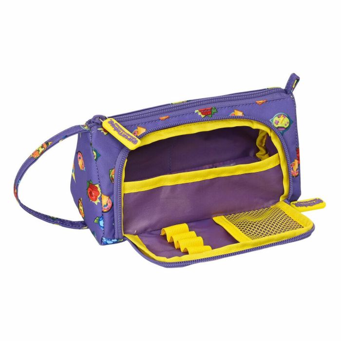 Estuche Escolar SuperThings Guardians of Kazoom Amarillo Morado 20 x 11 x 8.5 cm 1