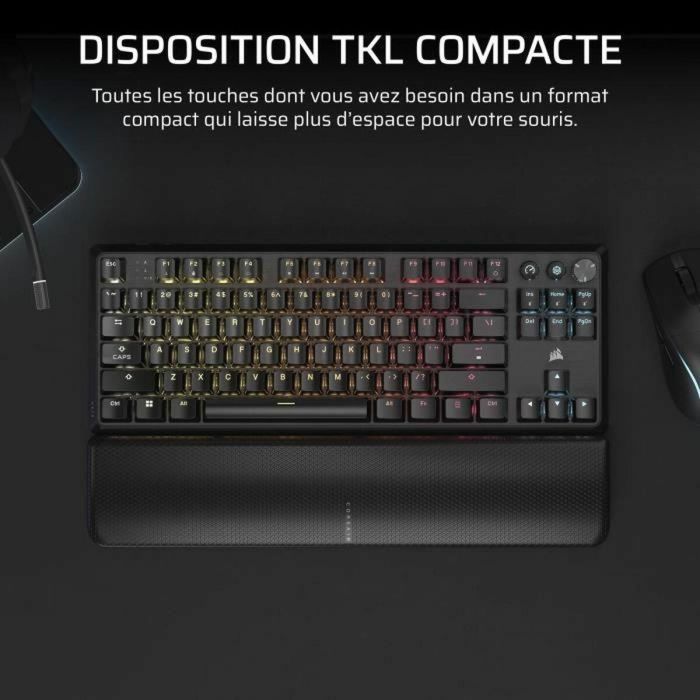 Corsair COR0840006678908 Teclado Gaming Inalámbrico RGB K70 Core TKL con Interruptores MLX Red v2 3 Corsair COR0840006678908 Teclado Gaming Inalámbrico RGB K70 Core TKL con Interruptores MLX Red v2 3