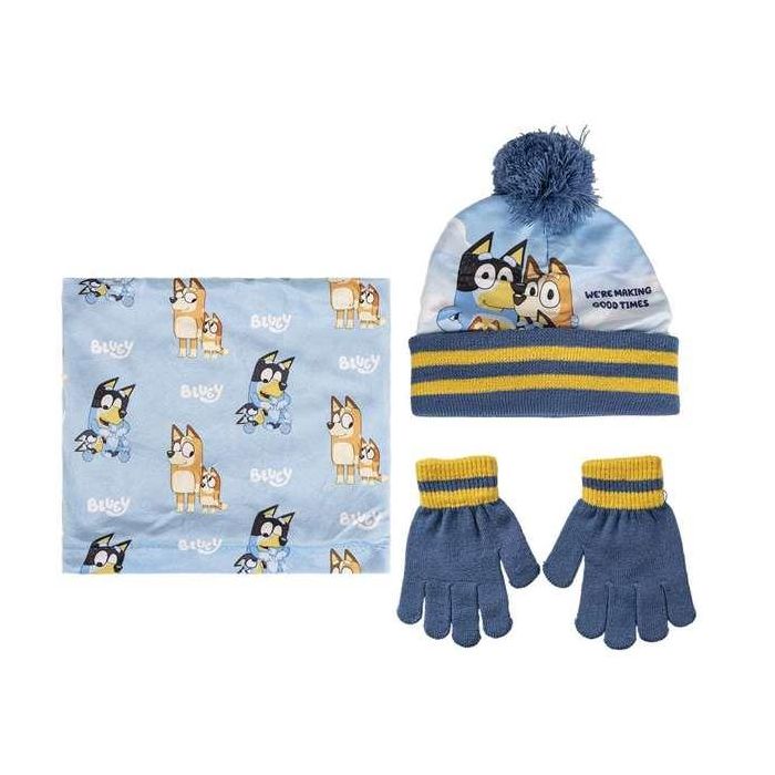 Conjunto 3 piezas Bluey (gorro, braga cuello y guantes) 2/8 años 1