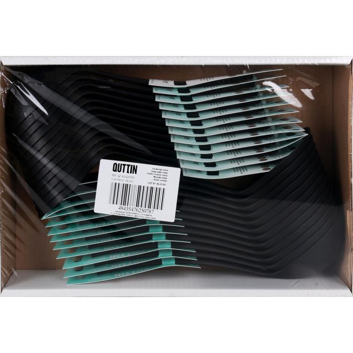 Cucharón de Nylon Quttin 29x8 cm Negro (24 Unidades) 3 Cucharón de Nylon Quttin 29x8 cm Negro (24 Unidades) 3
