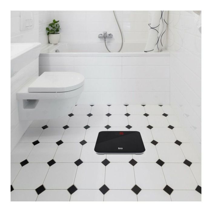 Báscula Digital de Baño TM Electron Negro 1 Báscula Digital de Baño TM Electron Negro 1
