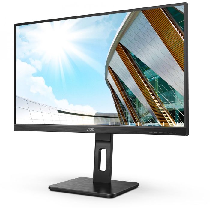 AOC 24P2QM Monitor VA 23.8" Full HD 1920x1080 75Hz 4ms HDMI DVI DP VGA Altavoces Pivot Negro 1