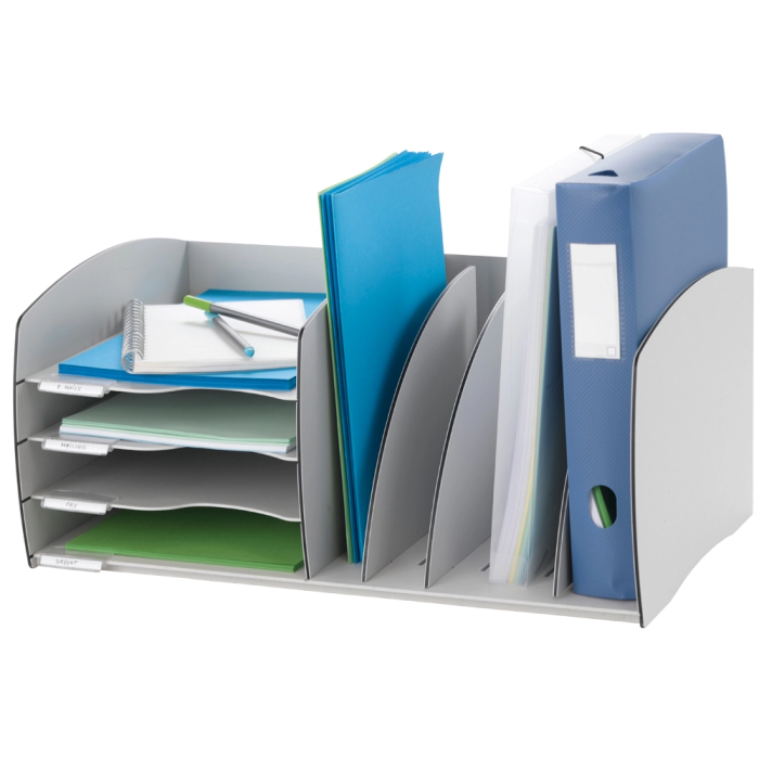 Paperflow Organizador de Armario Gris Poliestireno 245x543x340 mm 1