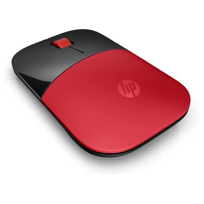 HP Raton Z3700 Ambidiestro RF inalambrica optico 1200 DPI/ V0L82AA/ Rojo y Negro