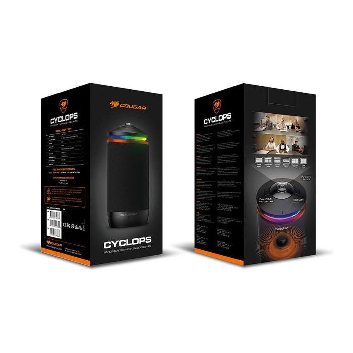 Cougar Cámara CYCLOPS AIO CGR-CAM3-RWB-01, 1920x818, Negro Cougar Cámara CYCLOPS AIO CGR-CAM3-RWB-01, 1920x818, Negro