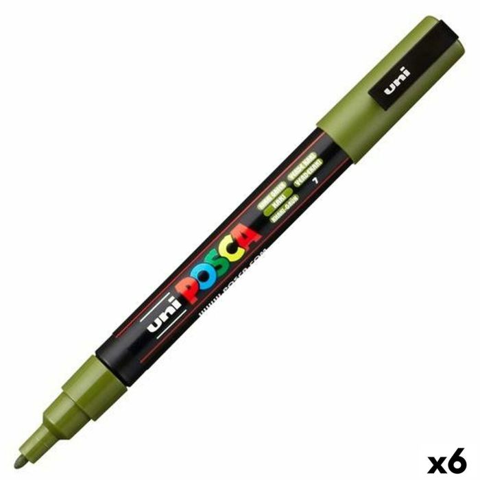 Marcador POSCA PC-3M Verde (6 Unidades) 0 Marcador POSCA PC-3M Verde (6 Unidades) 0