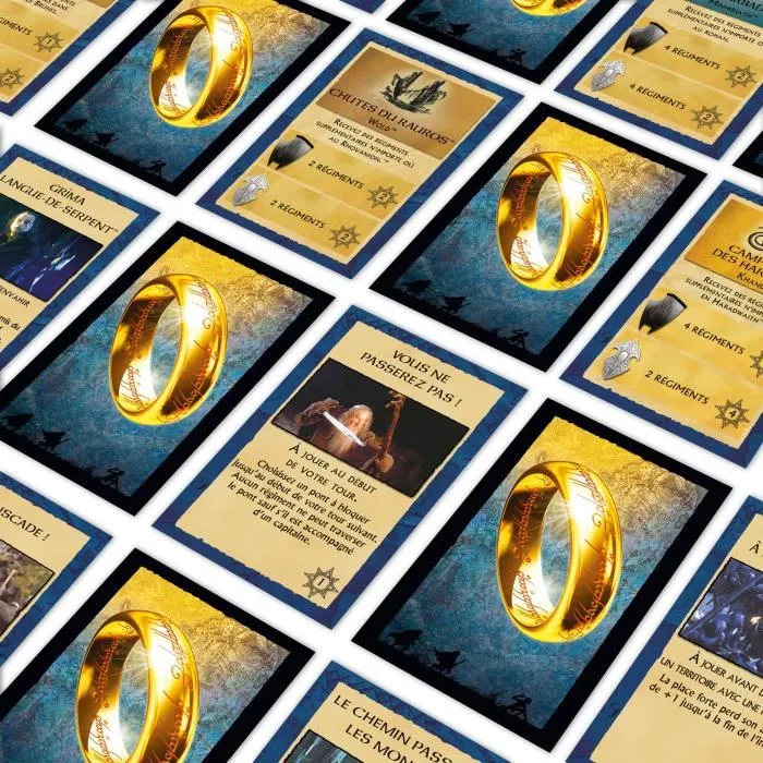 Winning Moves Arriesga El Señor de los Anillos AUC1700912571414, Juego de Mesa de Movimientos Ganadores para Conquistar Territorios en la Tierra Media 5