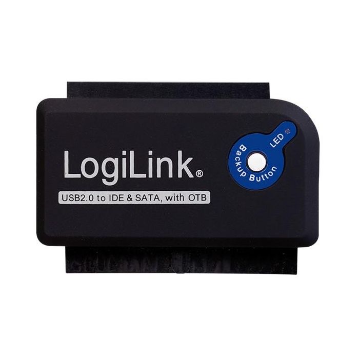 LogiLink USB 2.0 > 2.5" + 3.5" IDE + SATA Adapter Schwarz 4