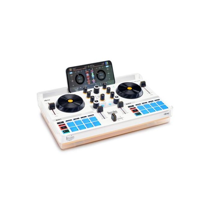 Hercules DJControl Mix Ultra - Controladora DJ para smartphone con batería de 10h, pads, EQ y streaming - Ref. 4780942 0 Hercules DJControl Mix Ultra - Controladora DJ para smartphone con batería de 10h, pads, EQ y streaming - Ref. 4780942 0